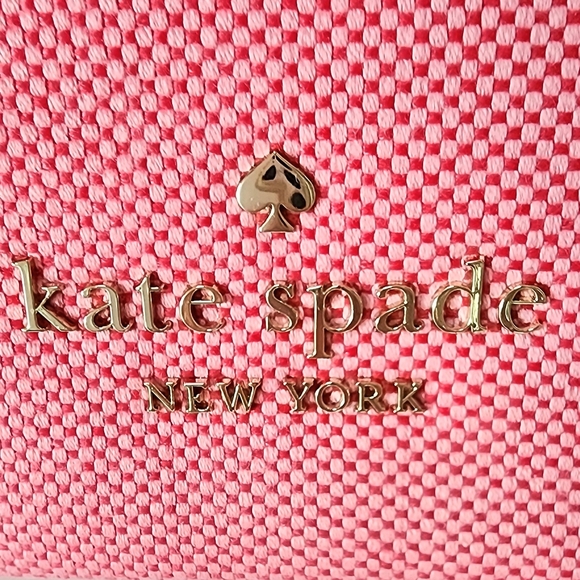 Kate Spade Rosie Canvas Large Bucket Bag Pink Peppercorn NWT! - Picture 3 of 12